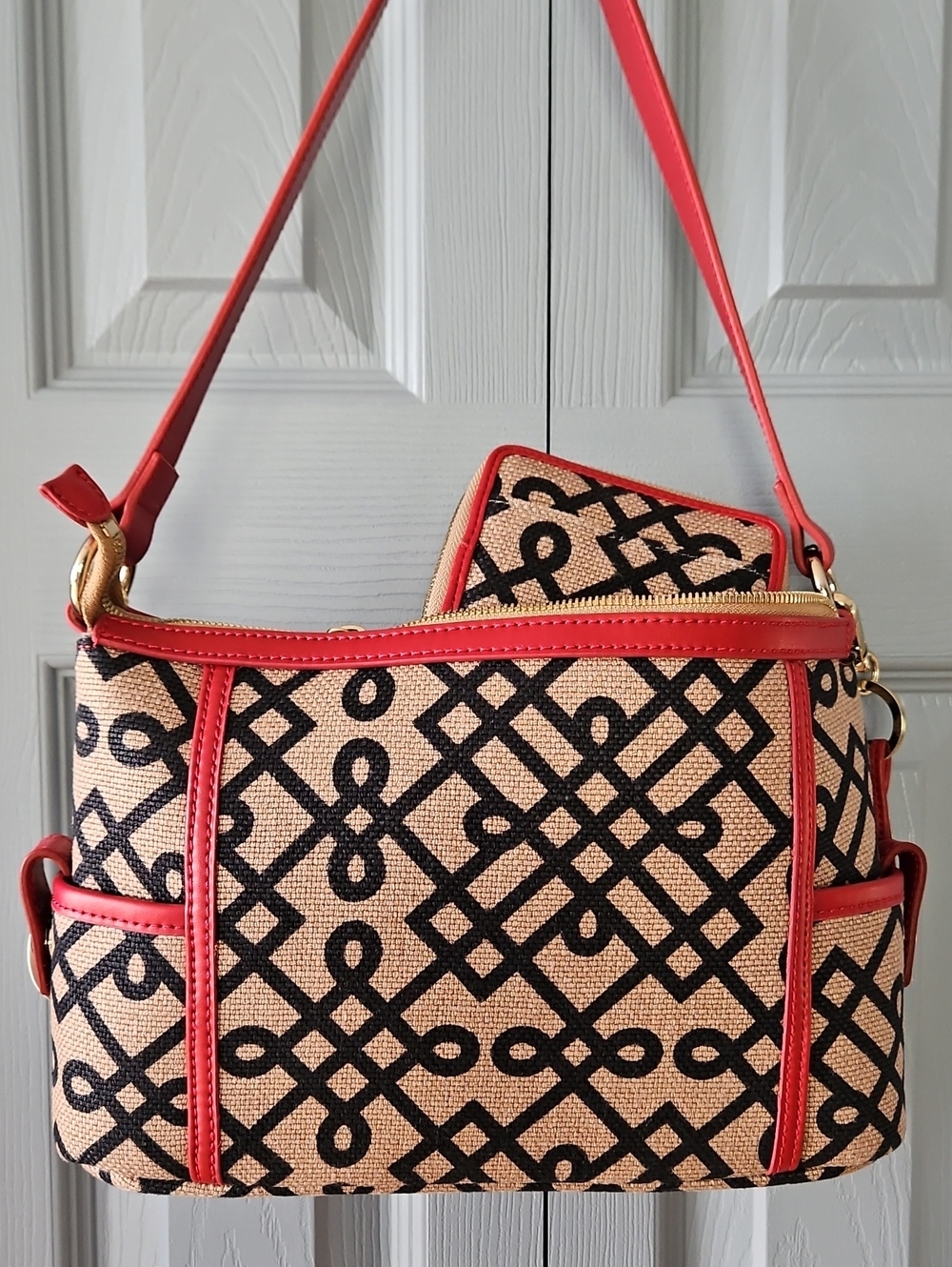Spartina 449 '1715 Low Country Reign' Satchel, Matching Wallet & Key Fob - Picture 4 of 16